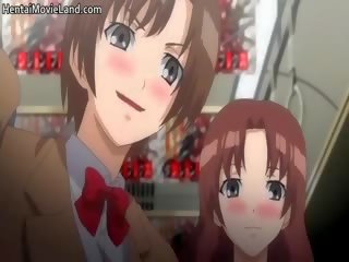 Innocent brunet anime hoe sucks peter part4