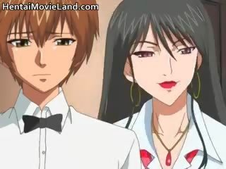 Two outstanding anime babes first have fun part5